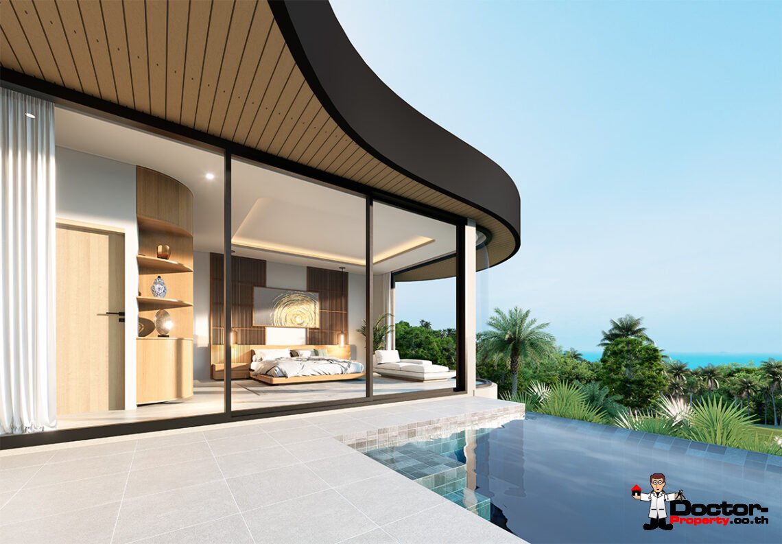 2 Bedroom Sea View Villa in Bang Por, Koh Samui,  For Sale